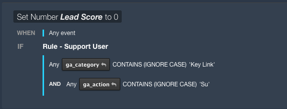 lead score support user lead score support user